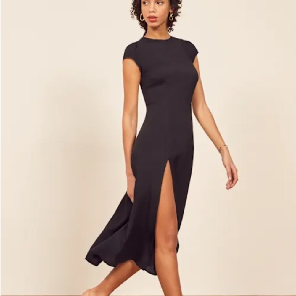 Reformation Gavin Dress in Black